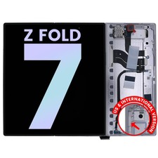 Genuine OEM Samsung Galaxy Z Fold 7 Inner OLED Display Silver Service Pack