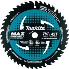 Makita Carbide-Tipped Max Effcy Ultra-Thin Kerf Saw Blade Fine Crosscutting