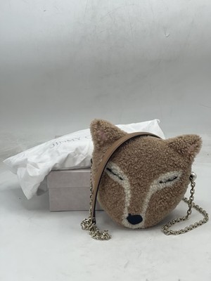Jimmy Choo Women's Fox Mini Bag Toffee/Latte Shearling J000179549001