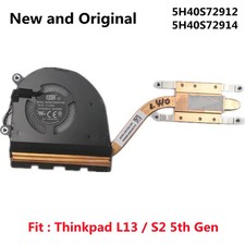CPU Fan Heatsink Cooler For Lenovo Thinkpad L13 yoga S2 5th Gen 2020 5H40S72912