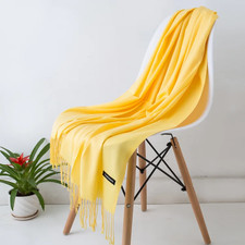 Fashion Solid Scarf Women Cashmere Soft Winter Warm Scarves Hijab Female Long H