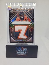 2021 Panini Obsidian - Volcanic Material Javonte Williams #VM-JWI Electric Etch