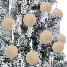 12pcs Christmas Flocking Powder Snow Flock Velvet Powder Flocked Fibers Ornament