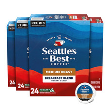 Seattle's Best Coffee Breakfast Blend K-Cup Pods, Medium Roast, 96 Count