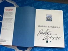 Barry Sanders & Author Signed Auto Book "Now You See Him" W/ BONUS DVD! RARE!