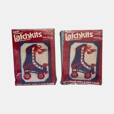 2 Vintage 3D Latchkits Roller Skate Kristi Kits Inc Betty Wilkinson SKATE 2753