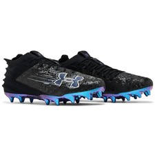 New Under Armour UA Blur 2 Suede MC Football Cleats 3027978-001 Black Size 14