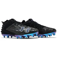 New Under Armour UA Blur 2 Suede MC Football Cleats 3027978-001 Black Size 14