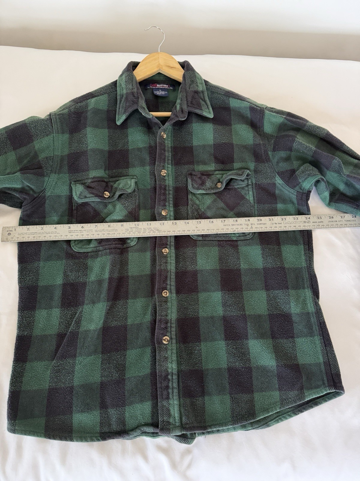 five brother extra large men's heavyweight flannel XL