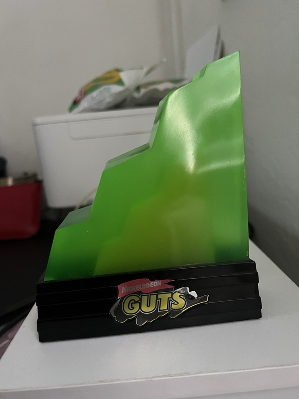 Nickelodeon GUTS Aggro Crag Style Green Trophy Promotional Display Prop