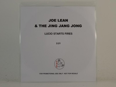 JOE LEAN AND THE JING JANG JONG LUCIO STARTS FIRES (H1) 1 Track Promo White CD S