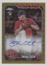 2024 Topps Chrome Rookie Gold Wave Refractor 16/50 Brandon Walter Auto 06z2