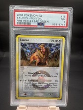 Tauros 16/112 EX FireRed & LeafGreen Reverse Holo PSA 7 Foil Low Pop Vintage on eBay