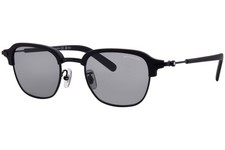 Mont Blanc MB0390S 003 Sunglasses Men's Black/Grey Lenses Square Shape 50mm