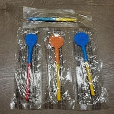 Lot of 3 Super Sugar Crisp Post Cereal Invisible Ink Monster Skull Pens +1 Extra