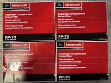 4 Genuine FP-70  Motorcraft Ford OEM FP70 Cabin Air Filter CV6Z19N619A