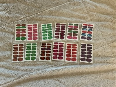 Adhesive Nail Strips Cats Eye Effect 12 Sealed Sets