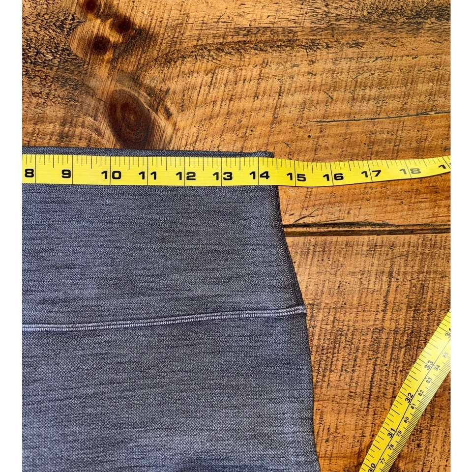 Lululemon Align Pant II Heathered Gray Soft Sweat Wicking Yoga Leggings 12 - Image 4 of 4