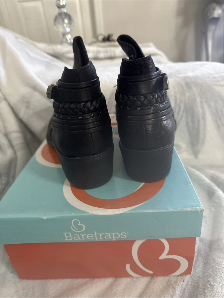 Baretraps BT24067 GUENNA MUJER ZAPATO BOTÍN 9,5 M NEGRO Foto 3 de 4