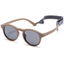 Polarized Baby Sunglasses for Boys Girls, TPEE Flexible Frame with Strap, for...