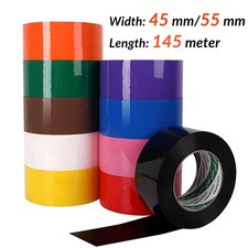 Coloured Parcel Tape Strong Packing Carton Sealing Tape 45mm/55mm x 145m/Rolls