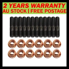 12 Pcs M10x1.25x50mm High Tensile Stud Kit for Manifold & Turbo