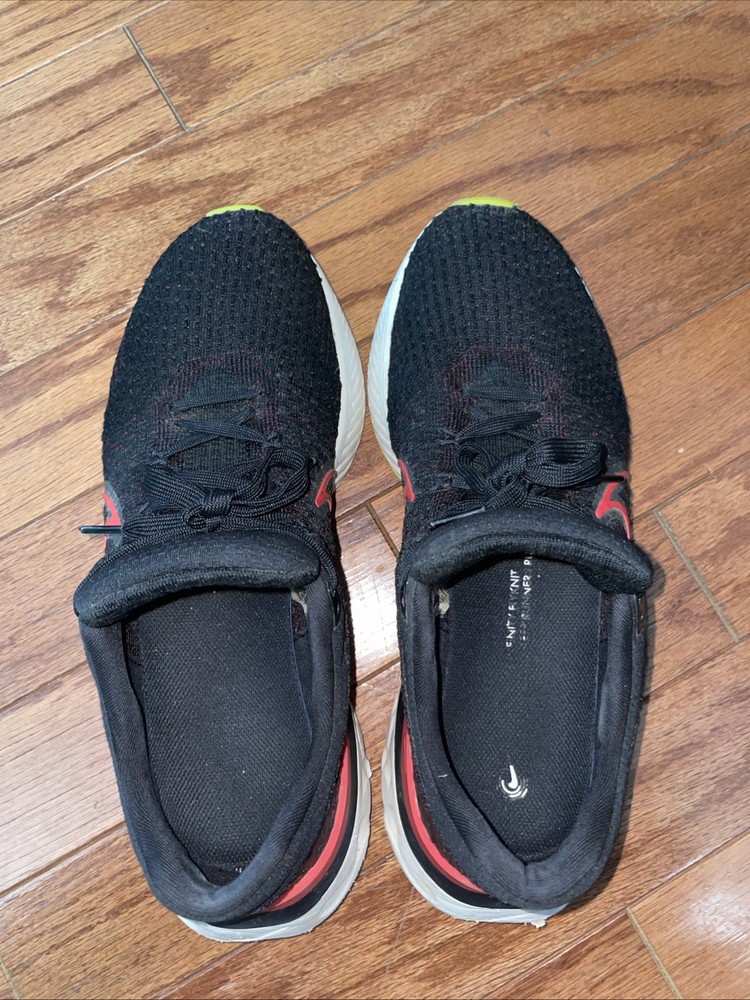 Nike React Infinity Run Flyknit 3 Black Siren Red - Size 12