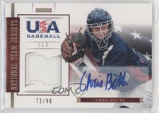 2012 USA Baseball National Team 15U Jersey Signatures /99 Chris Betts Auto 9cf
