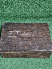 Vintage Wooden Ballot Box? Savings Box Interesting Collectors Piece 28cm x 19cm
