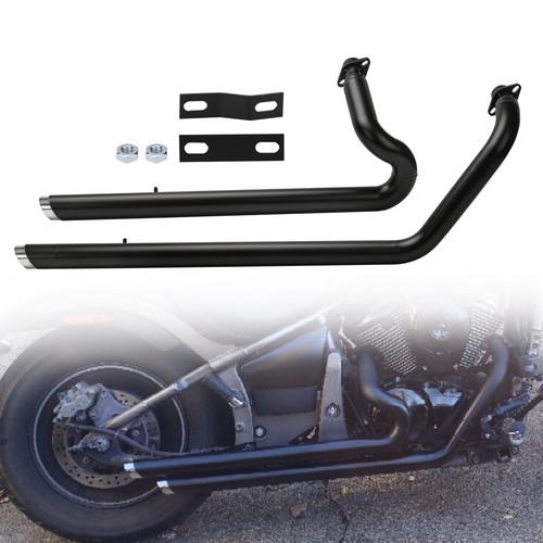 Full Motorcycle Exhaust System Kits For Kawasaki Vulcan 900 VN900B VN900C VN900D