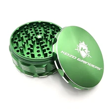 KOZO Herb Grinder 4″ 3 Piece (GREEN) 4 inch