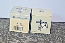 2 N.O.S. GE Quartzine FHS Projector Bulb 82v 300w