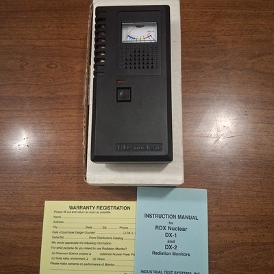 RDX-2 Handheld Radiation Detector, Geiger Counter for Gamma/Beta/X-Ray