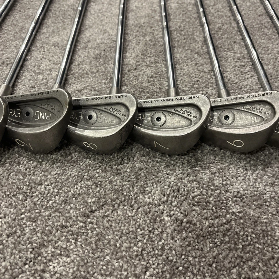 Ping Eye 2 Iron Set Clubs 2-9, PW, SW Steel Regular Right RH Black Dot STD - Image 3 of 4