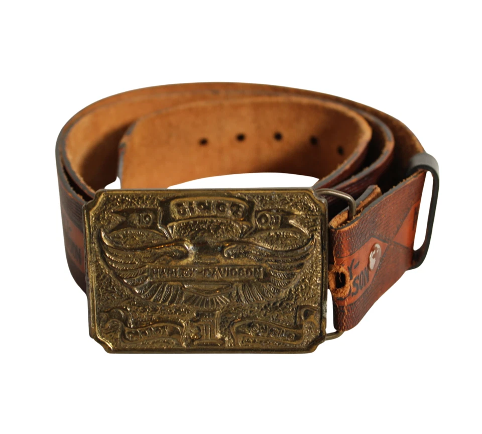 Evel Knievel 拥有和磨损的哈雷戴维森皮带和扣! 个人 #1 Daredevil — 第 3/4 张图片