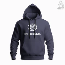 FN Herstal Firearms Guns Logo HOODIE Funny Made In USA S-3XL