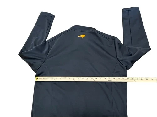 McLaren Formula 1 Team Softshell Jacket Unisex Small Gray Full Zip Ecolab image 3