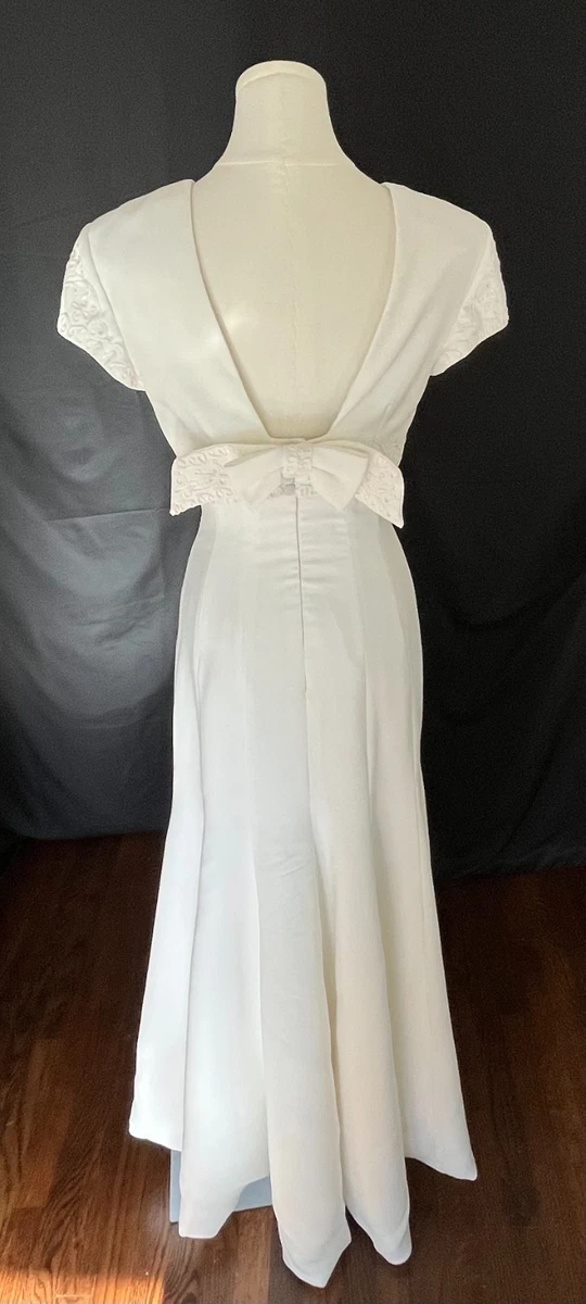 Cap Sleeve Empire Waist Wedding Dresses for sale | eBay