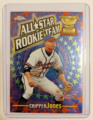2000 Topps Chrome RT3 All-Star Rookie Team Chipper Jones Atlanta Braves HOF