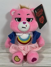 Netflix Care Bears x Stranger Things Cheer Bear as Eleven 9" Plush NWT