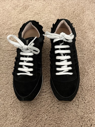 Kate Spade Fariah Sneakers- Black Suede - Size 10M - Picture 3 of 7