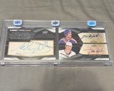 2009-10 Black Trophy Cuts Booklet 1/1 Clarence Campbell Mark Messier Kurri Auto