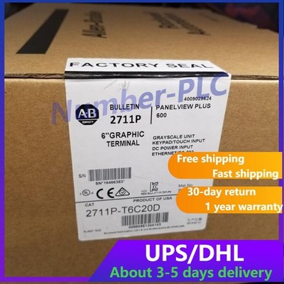 Allen-Bradley 2711P-T6C20D PanelView Plus 600  2711P-T6C20D  Sealed US Free Tax