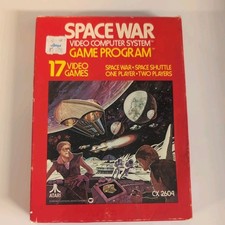 Vintage Video Game SPACE WAR 1978 Atari 2600 w Cartridge Box CX2604