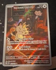 Team Rockets Meowth Destined Rivals Illustration Card 203/182