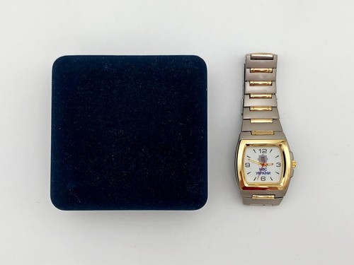 Omax Quartz Japan Wristwatch Vintage Watch Ministry Internal Affairs Ukraine - Picture 12 of 12