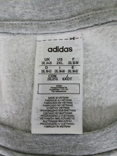 Sweat-shirt homme Adidas Originals 2XL 3 bandes Crew - Photo 12/14