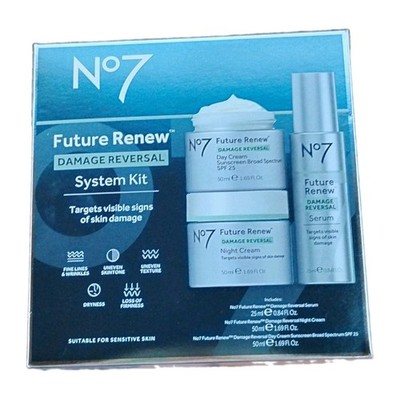 No7 Future Renew Damage Reversal System Kit -3 Pieces- EXP 05/2027