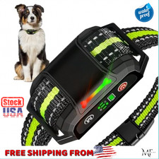 Dog Bark Collar Anti Bark Training Collar Rechargeable Waterproof Shock Sound