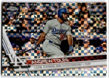2017 Topps Chrome X-Fractor Andrew Toles RC Los Angeles Dodgers #34